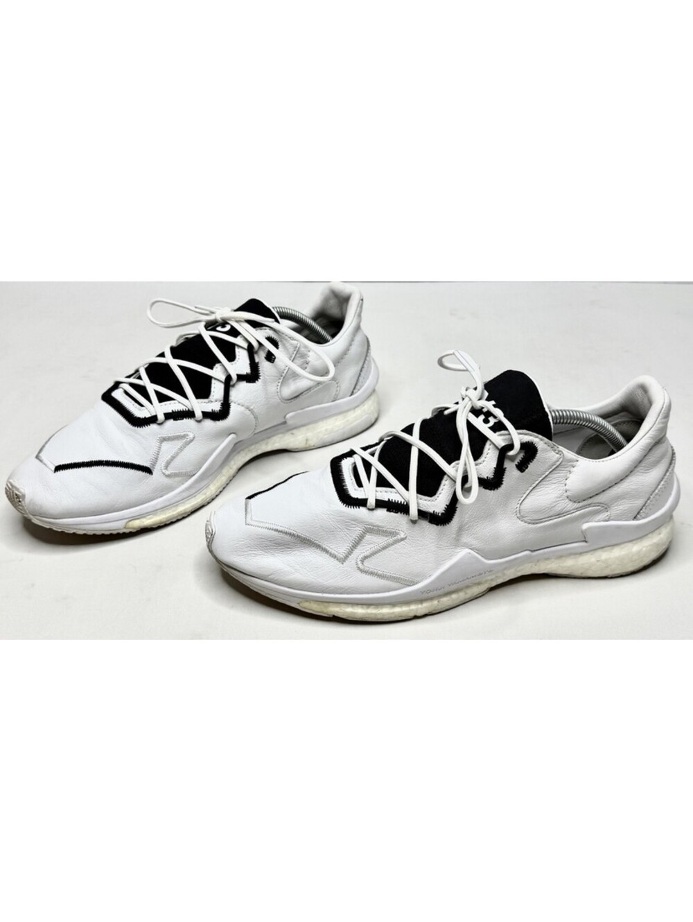 Men’s Adidas Y-3 Adizero Runner White EF2542 SZ 11 Yohji Yamamoto Leather